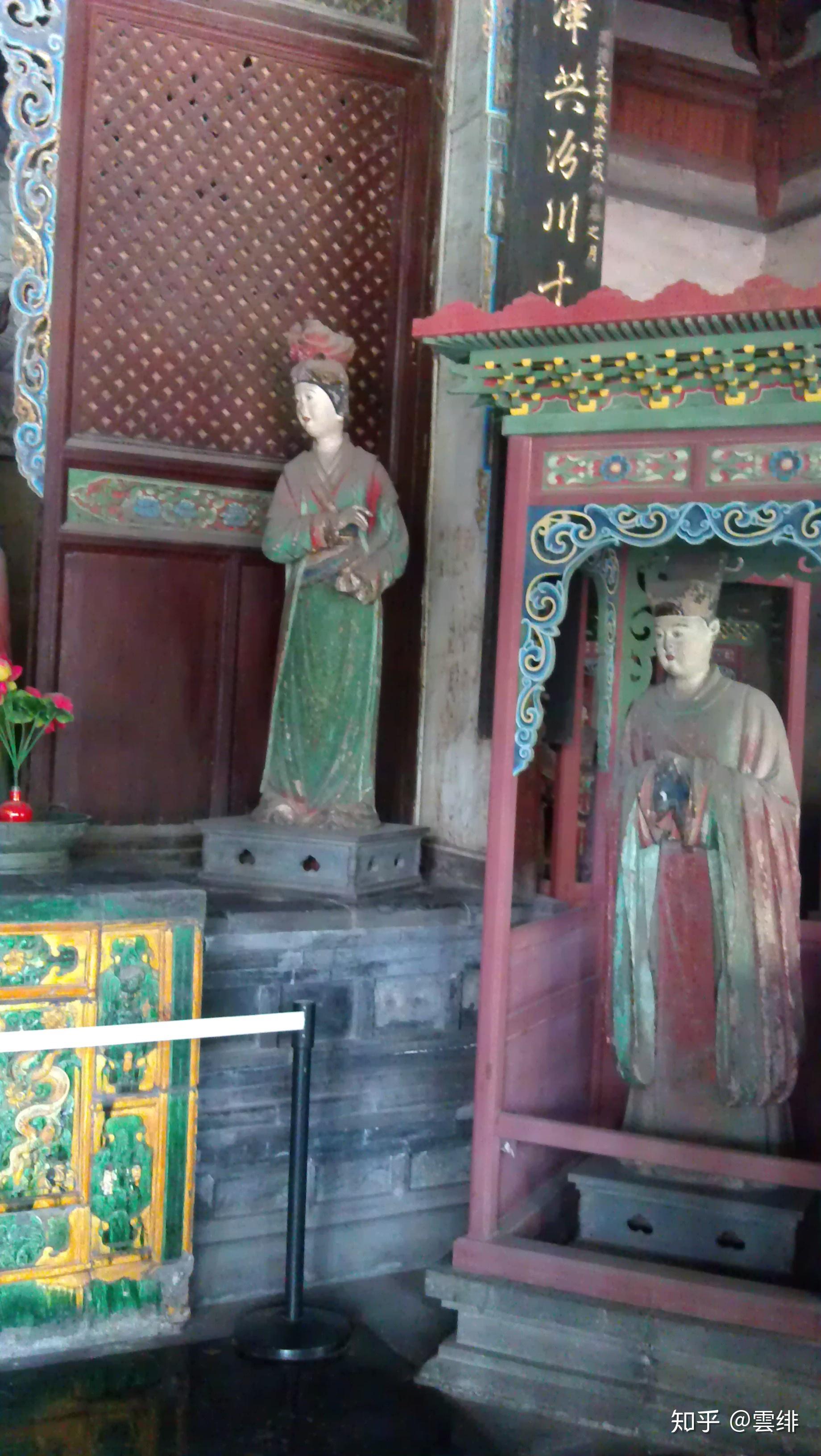 晋祠圣母殿邑姜_晋祠历史渊源_晋祠御笔匾额