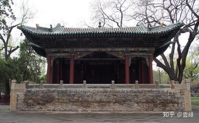 晋祠圣母殿邑姜_晋祠历史渊源_晋祠御笔匾额