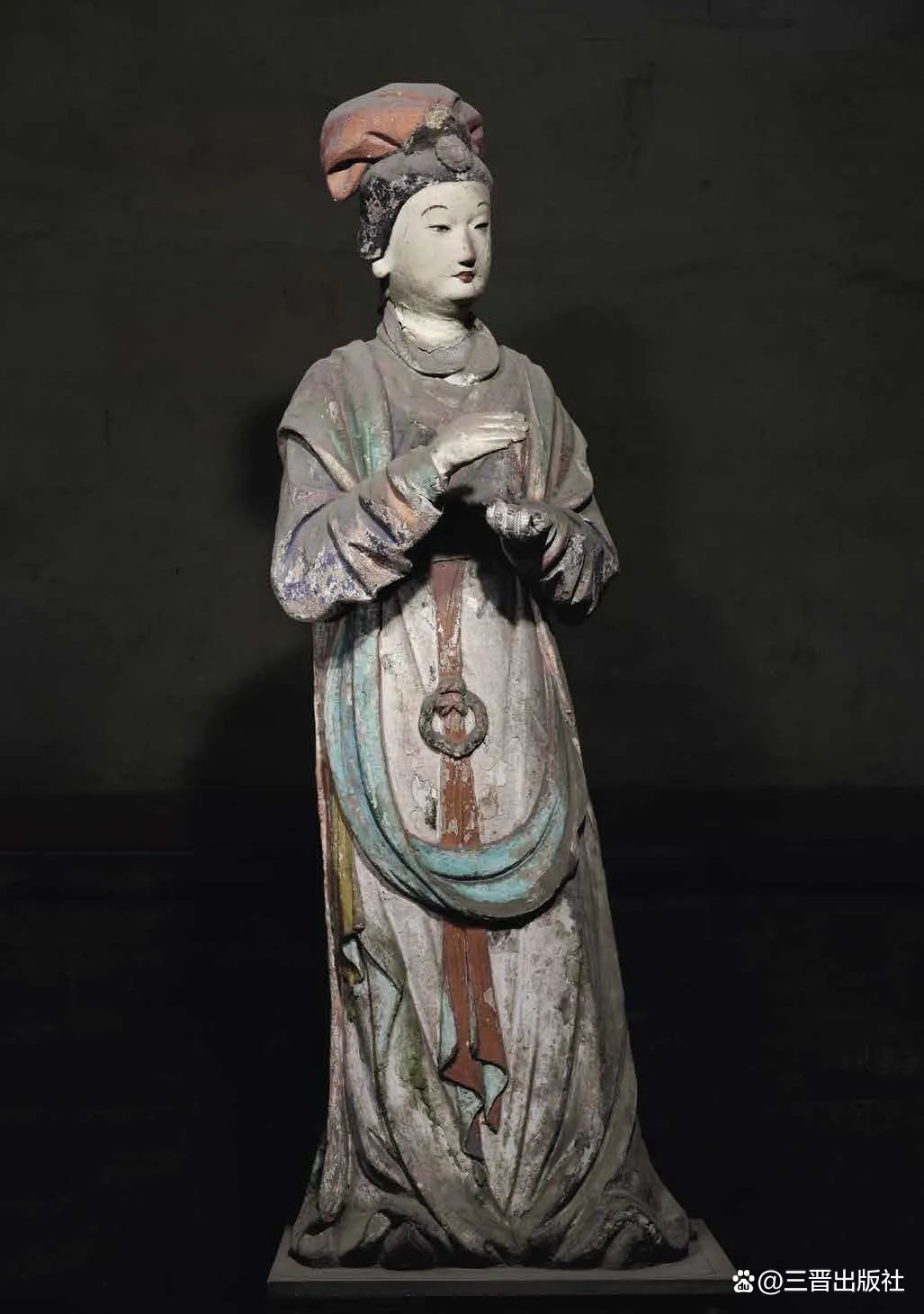 晋祠侍女雕塑艺术_晋祠御笔匾额_晋祠圣母殿宋代侍女像