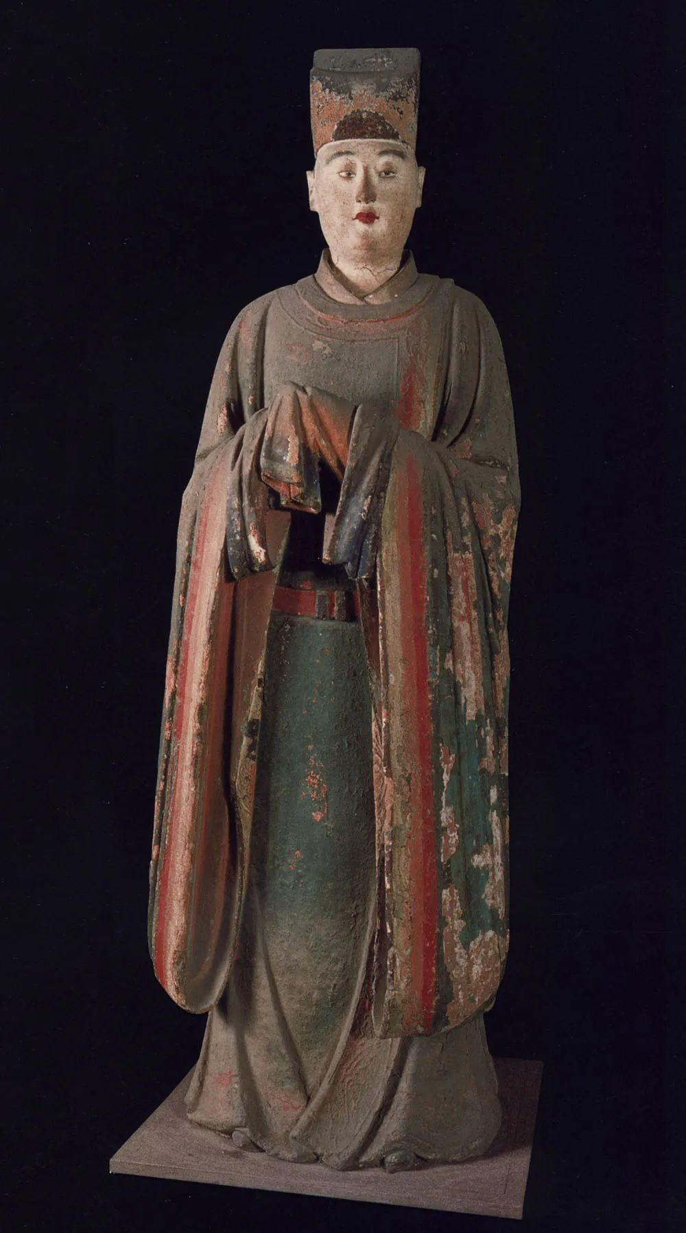 晋祠御笔匾额_晋祠侍女雕塑艺术_晋祠圣母殿宋代侍女像