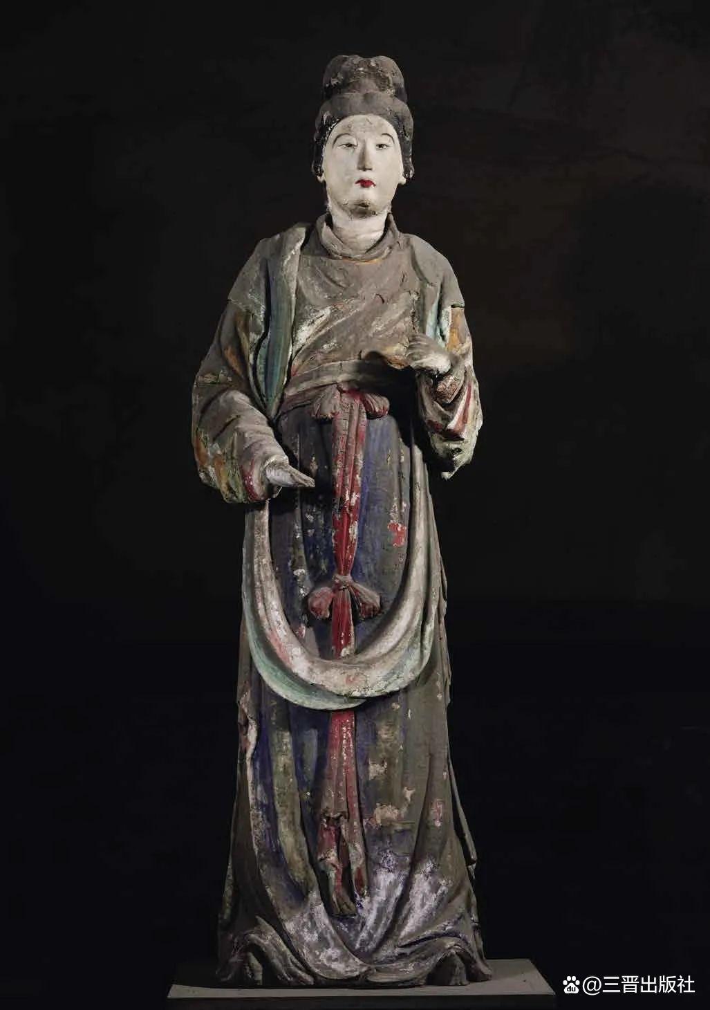 晋祠御笔匾额_晋祠侍女雕塑艺术_晋祠圣母殿宋代侍女像