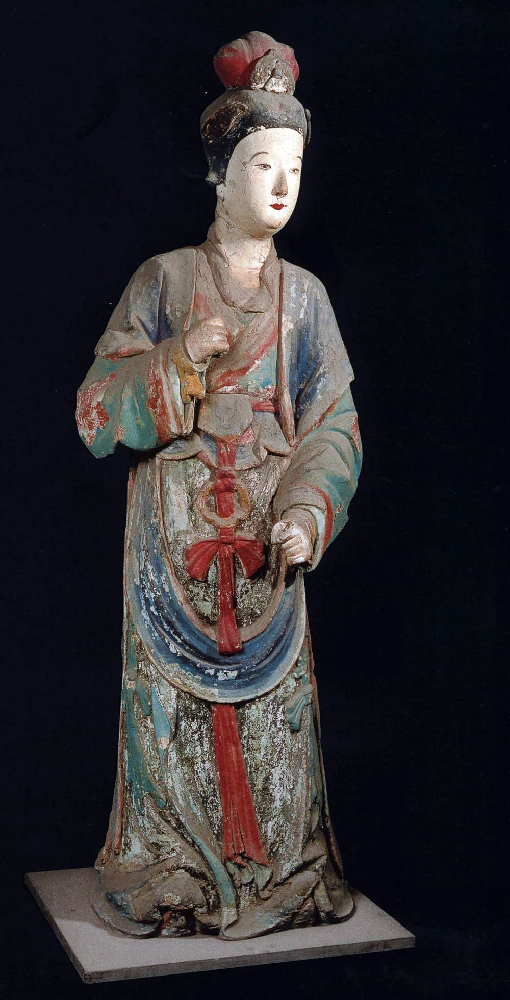 晋祠御笔匾额_晋祠侍女雕塑艺术_晋祠圣母殿宋代侍女像