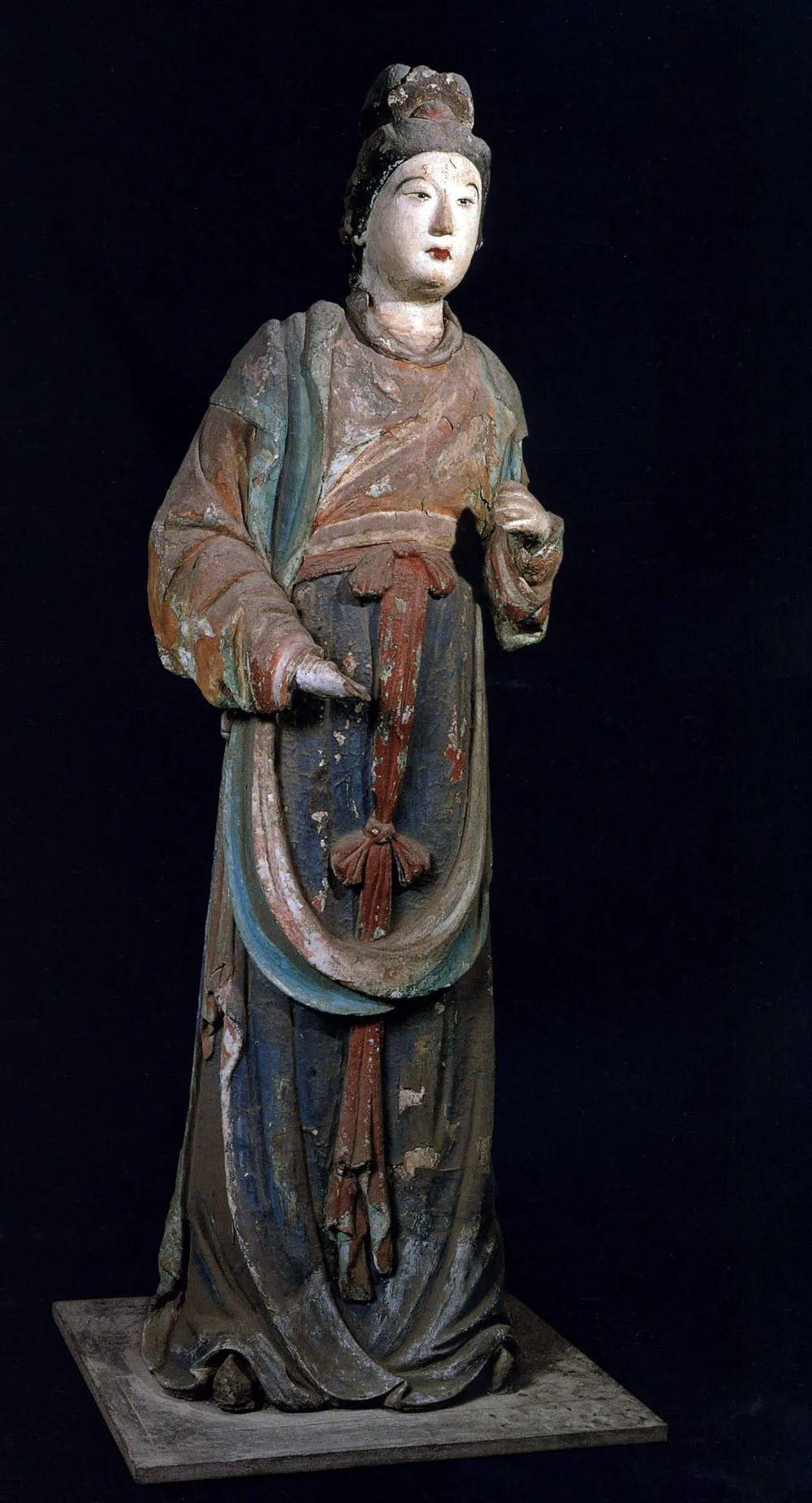 晋祠御笔匾额_晋祠侍女雕塑艺术_晋祠圣母殿宋代侍女像