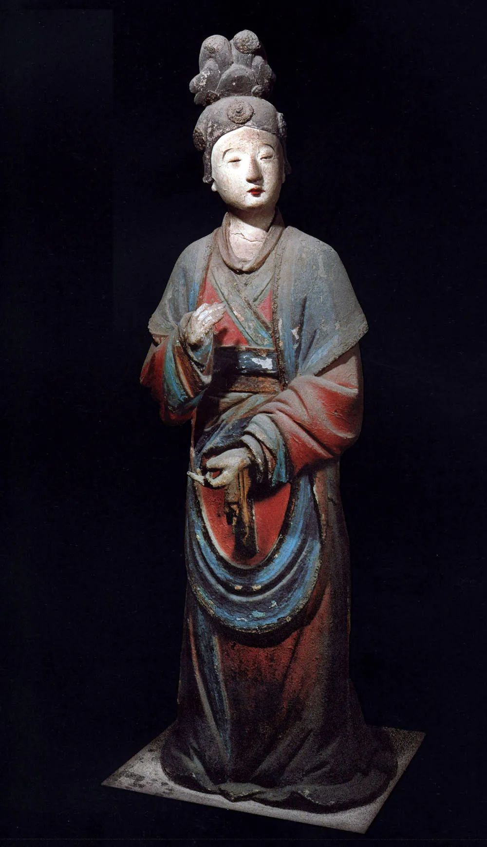 晋祠御笔匾额_晋祠侍女雕塑艺术_晋祠圣母殿宋代侍女像