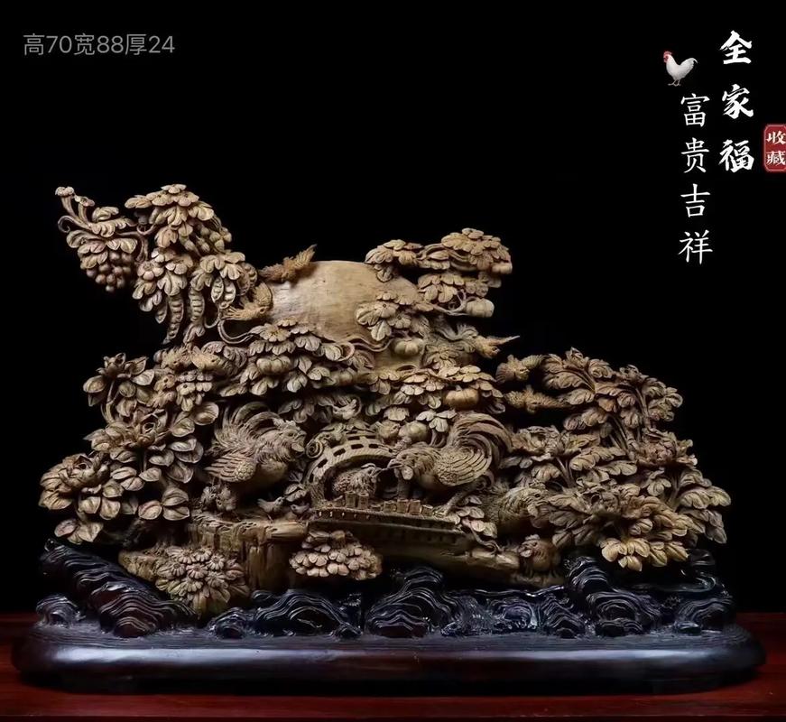 木制雕刻工艺品图片_法式雕花木作来图定制_高端住宅装修法式木作定制