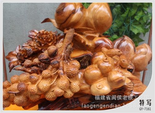 植物主题根雕工艺品_红豆杉根雕摆件_根雕图案大全图